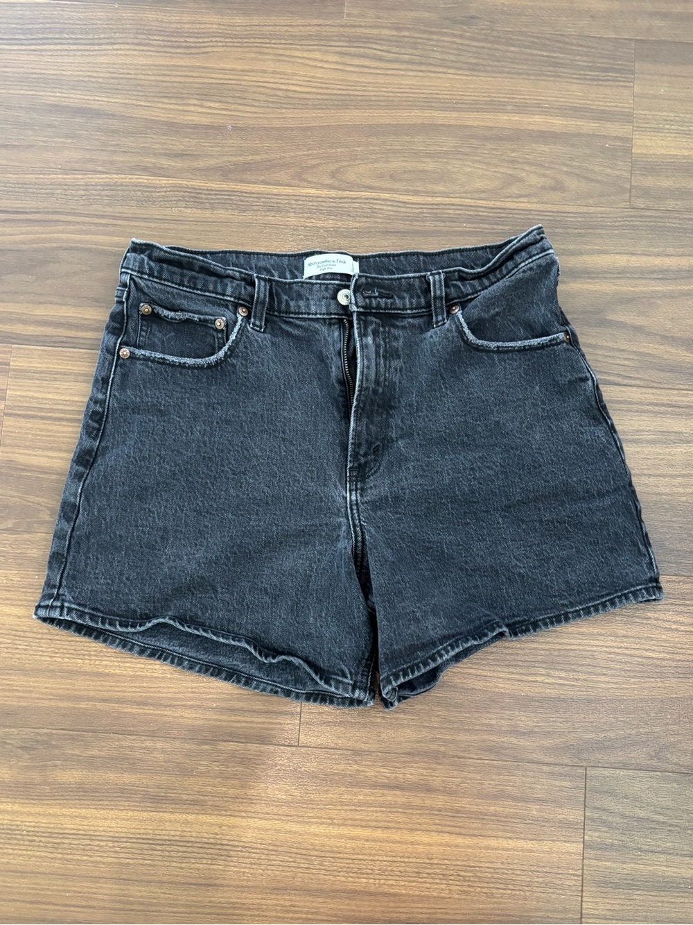 Abercrombie & Fitch Size 14 Black Jean Shorts